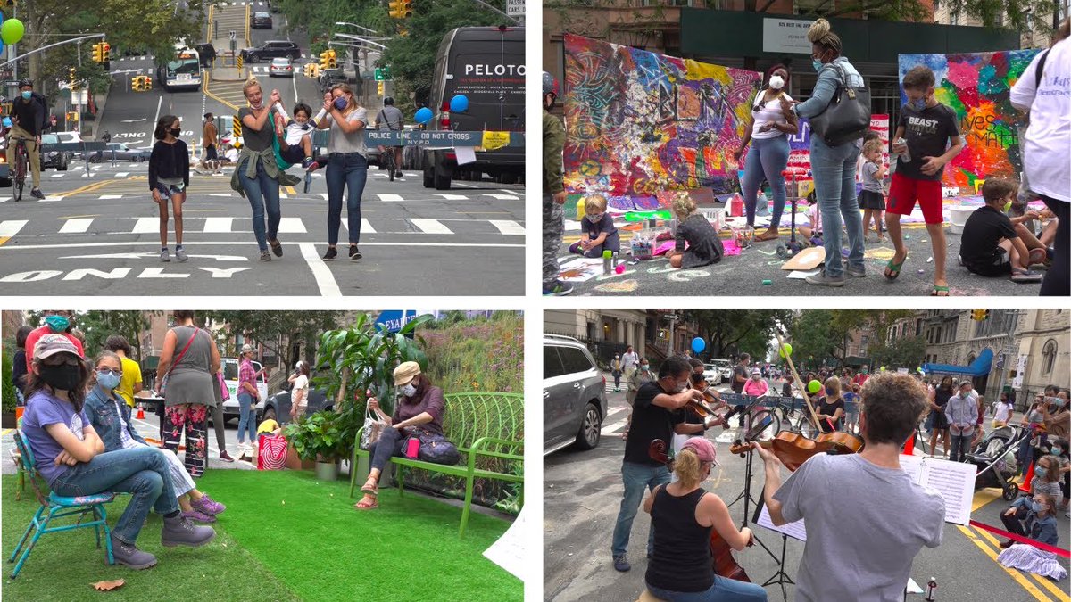 ASLA_NY's tweet photo. It's #tbt and we're remembering WE Walk:Streets for Connection/PARK(ing) Day 2020. Check out the amazing video by @Streetfilms (thank you Clarence Eckerson) which encapsulates the spirit of the day!
https://t.co/ad7hXTd9rK
#WeWalk #aslaparkingday #parkingday2020 #timelapsedance https://t.co/1tG4Uaay5b