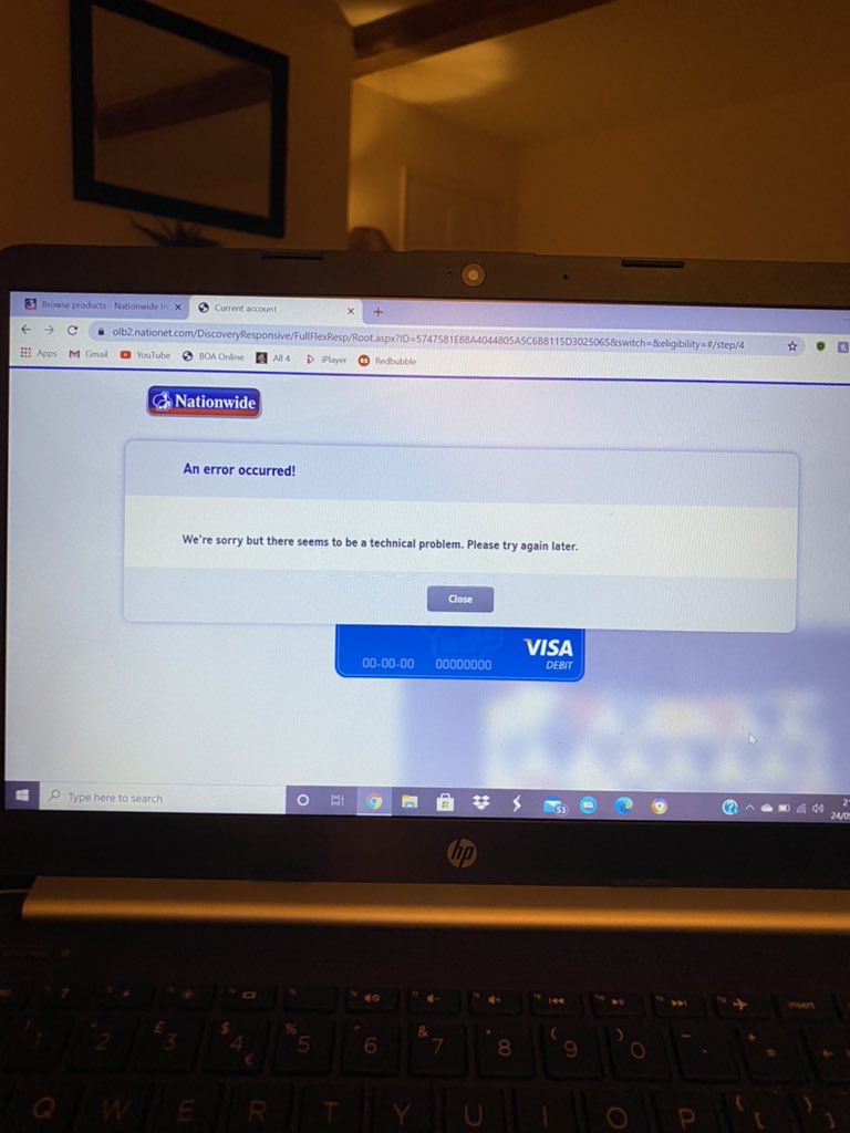 blakemore_jess's tweet photo. @AskNationwide Hi I have just done what you said- and on 2 different search engines- gone through the whole process and questions, it’s all looking good but then it still comes up with this at the very end https://t.co/vuDPFySwj3