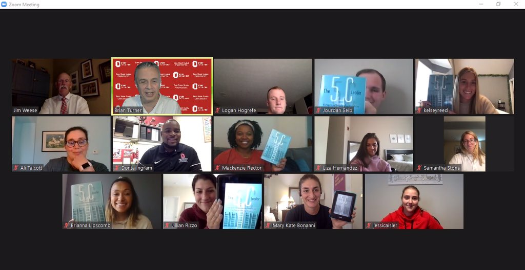 DrWeese's tweet photo. Great to talk leadership with the graduate students at The Ohio State University (even if it has to be done remotely in these COVID times). Great group. I hope to meet them in person sometime soon. #5cleader https://t.co/wG5oAvf4Mv