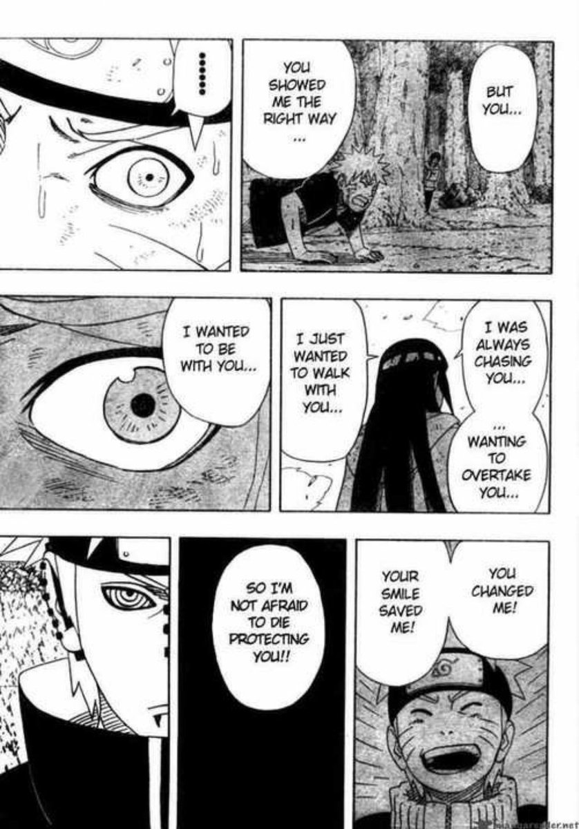 Manga merely shows flashbacks of Hinata watching Naruto from afar or how much his influence changed her. It's never shown the first time they met, therefore, the flashback shown in The Last isn't a hole that changes manga.