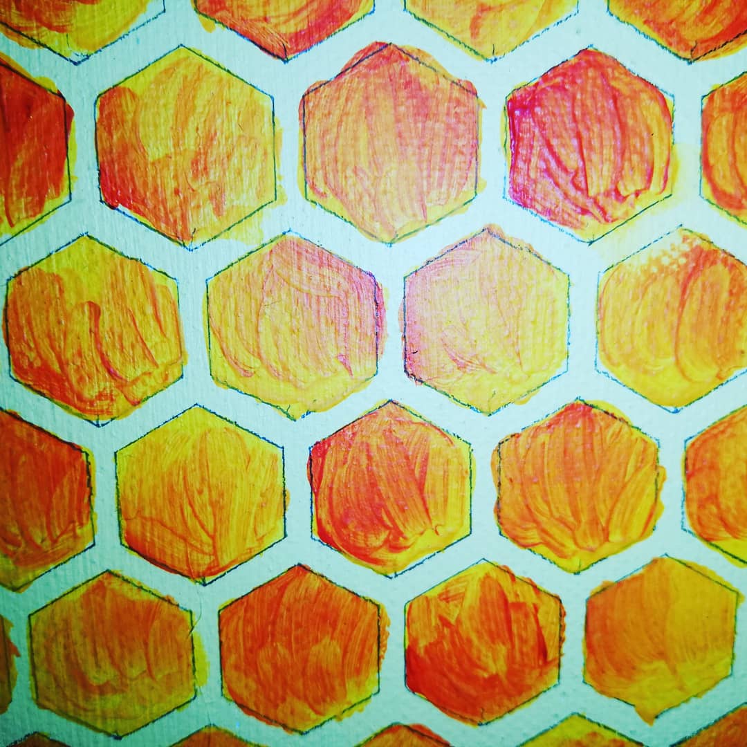 kunstchaos1's tweet photo. Auch wenn der Sommer schon zu Ende ist, nochmal ein Hoch auf unsere kleinen, tierischen Freunde die uns so viel geben! 🐝🐝🐝
#kunst #arteza #lukas #hobby #schön #bunt #abstractart #abstractpainting #abstract #gerstaecker #acrylicpainting #acrylmalerei #drawing #acryl #draw https://t.co/7mpVu0YJCu