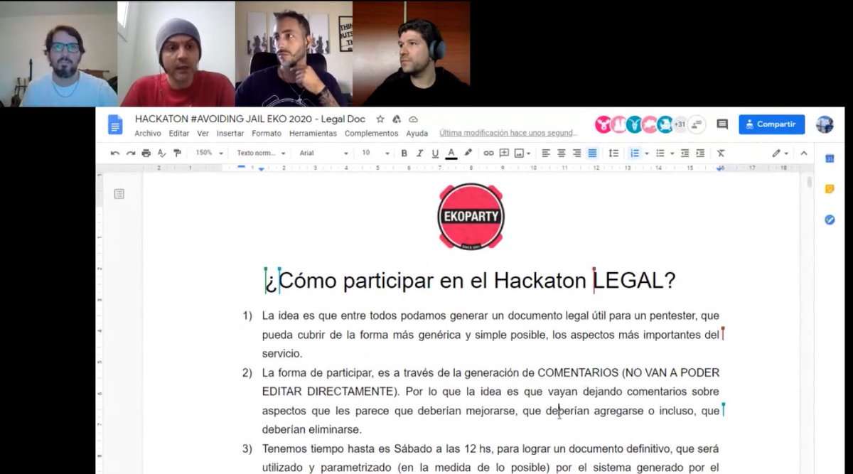 CursosSeguInfo's tweet photo. Aquí estamos con @rcaire @mgitemperini @Ydea2 @SeguInfo
#AvoidingJail #Legalspace #eko2020 https://t.co/xvaqslUQZl