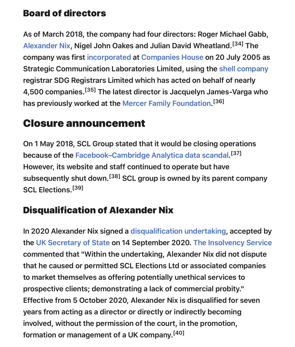 There is a Canadian connection. You’re thinking AIQ. Or maybe Emerdata? Yes, AIQ was involved with Cambridge Analytica and Brexit. Emerdata bought up what remained of Cambridge Analytica. These companies remain a threat to democracy. Emerdata is not alone in this market.