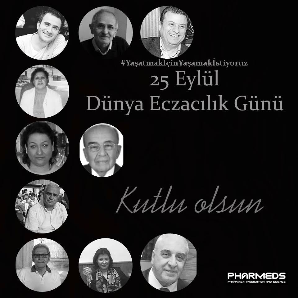 25 Eylül Dünya Eczacılık Günümüz kutlu olsun. Bugünü size adadık pandemi kahramanlarımız...