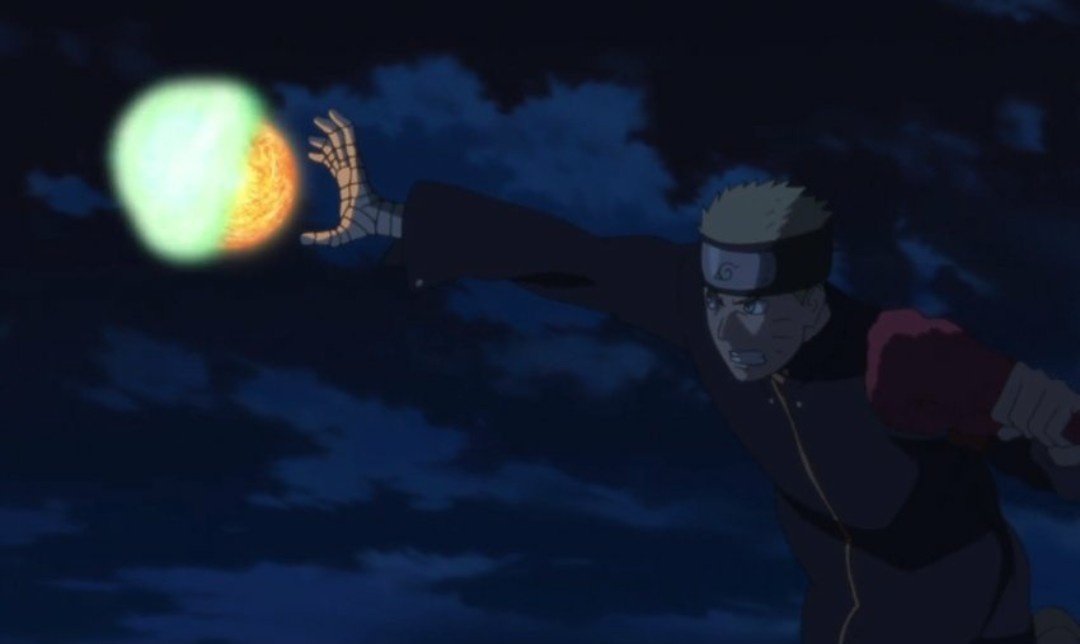 Even later, Toneri uses these green orbs against Naruto, almost absorbing all his chakra.