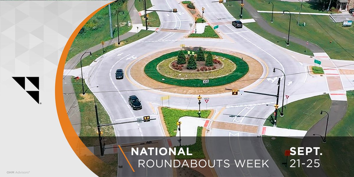 OHMadvisors's tweet image. This transformed corridor—including five (yes, five!) #roundabouts—will relieve delays and enhance safety: buff.ly/2W2EzUa. Talk about community advancement 🙌

Thanks for the partnership, @oaklandroads and @oriontownship! #RoundaboutsWeek #roundaboutdesign #engineering