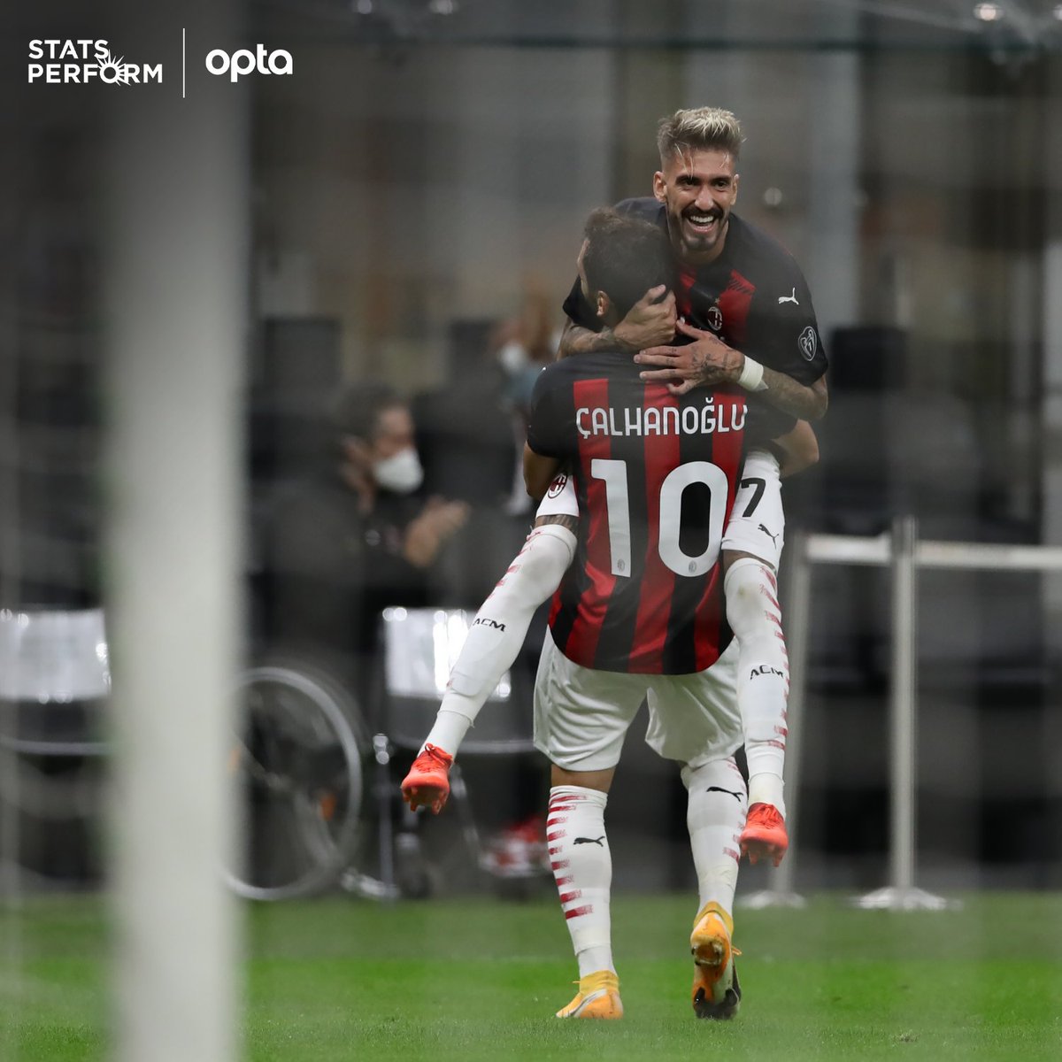 16 - Thanks to their win against Bodø/Glimt, AC Milan are unbeaten in their last 16 games in all competitions (W12 D4), for the first time since November 2008, under Carlo Ancelotti. Shape.

#MilanGlimt #milanbodoglimt