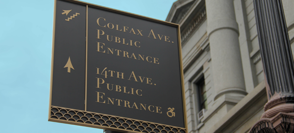 <a href="/ArtHouseDenver/">ArtHouse Design</a> shares their Phase 1 timeline from the Colorado State Capitol wayfinding system project, which took cues from the building’s architectural features and storied past.

Take a look!
segd.org/design-diary-c…