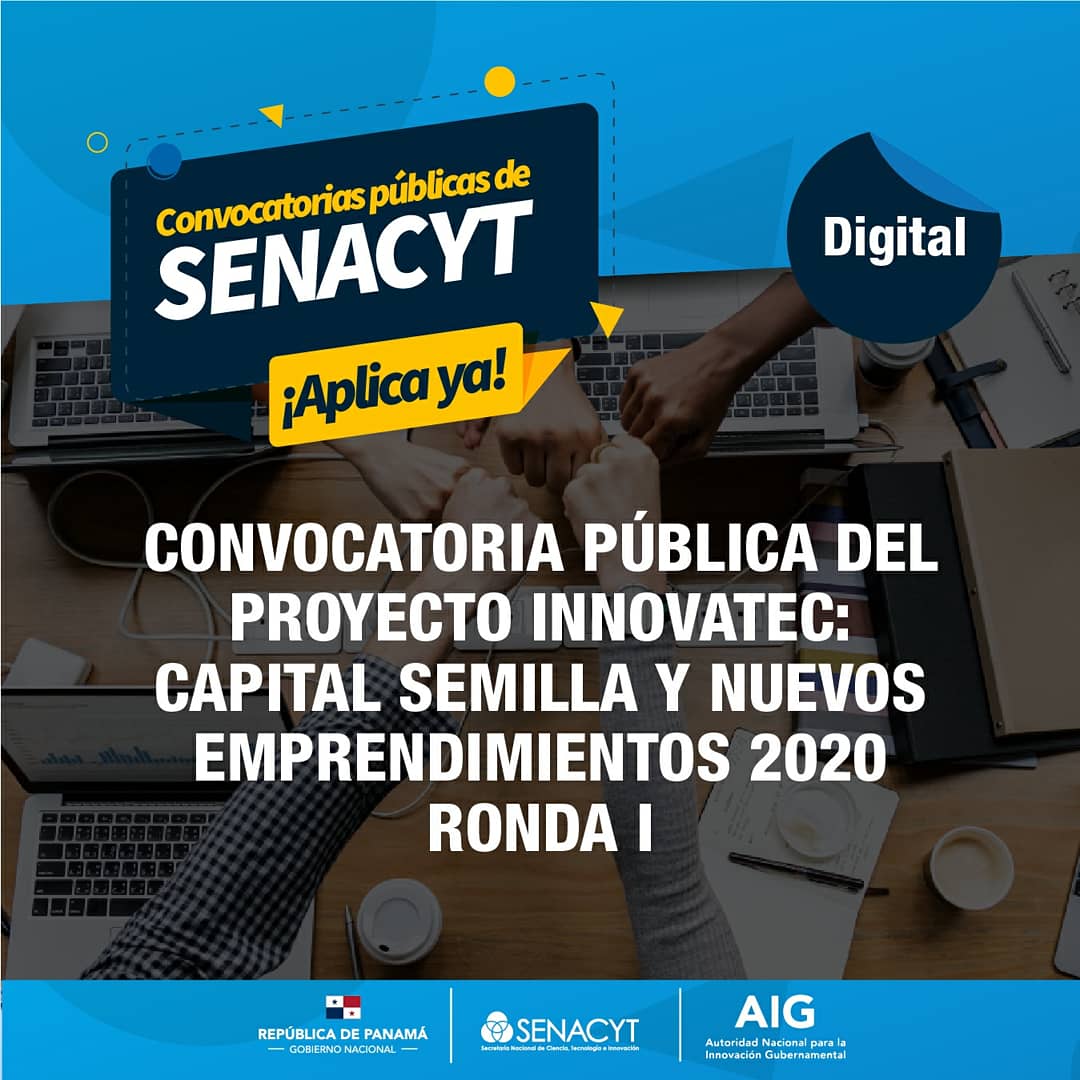 senacyt's tweet photo. ATENCIÓN🇵🇦| Tenemos 4 convocatorias abiertas para Fondos de emprendimiento e innovación.
Participa en los ☕️#CafeInnova sobre cómo aplicar:
29 de septiembre/10:00 a.m./ https://t.co/cqMAVWBwIw
30 de septiembre/10:00 a.m./
https://t.co/iVKBeOzlKn https://t.co/MwHTnSroDc