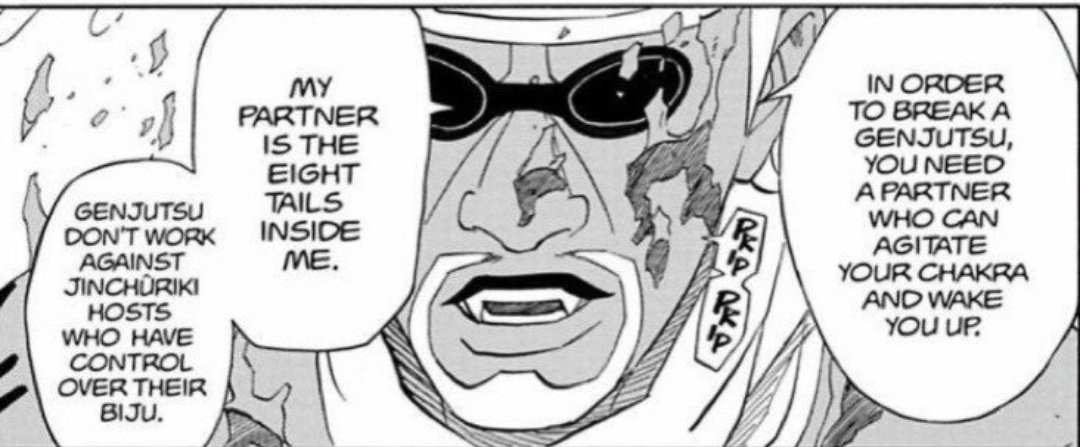 Even with their bijuu support, they can be caught in a gengutsu depending on its level. Despite Killer B's boldy statement about jinchuriki being inmute to gengutsu if they controlled their beasts, manga itself proved this wrong.