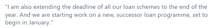 Bounce_BackLoan's tweet photo. Pssst @RishiSunak (can some of my blue ticks make sure he sees it please)

Re the image below, as its in planning stage, will you accept a delegation of some of my followers to pop in and chat to you about the highs and lows of the scheme, to avoid the latter next year? Please. https://t.co/IpjUWxZFbC