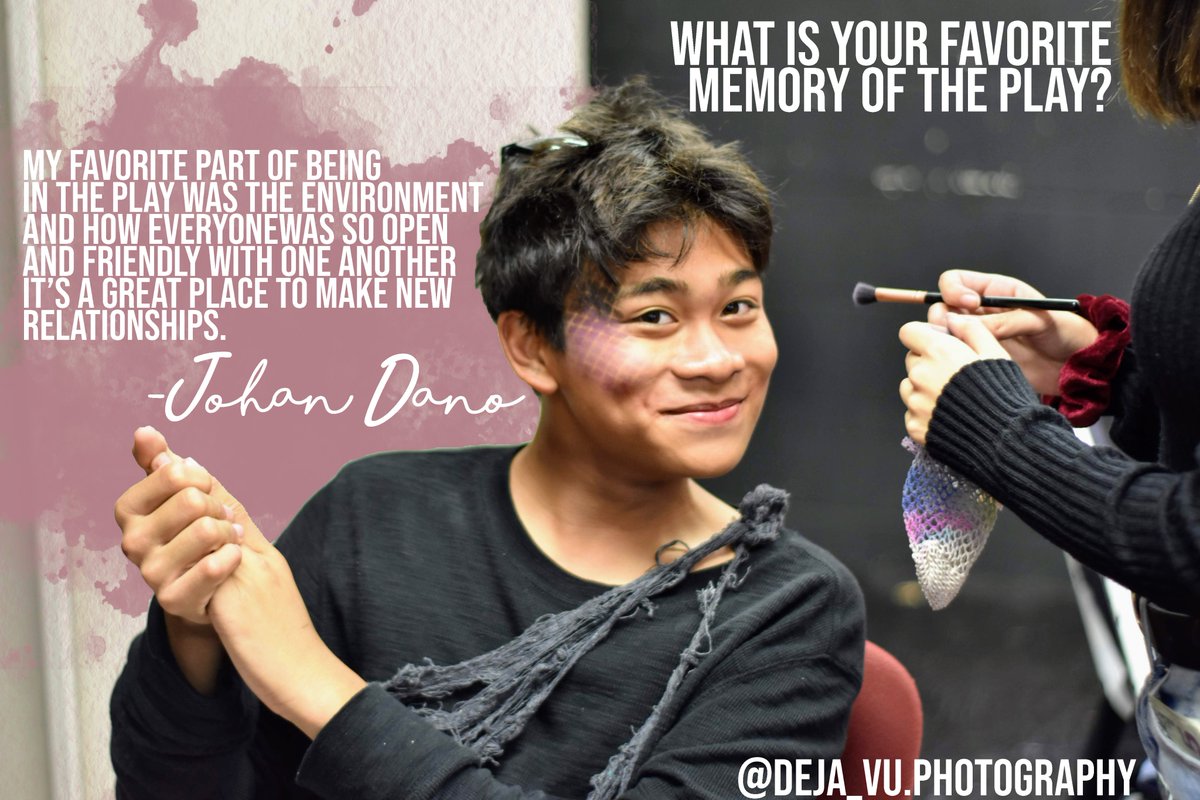 Theater Thursday 🎭!
We interviewed Johan Dano about his experience during the Little Mermaid Production. Thank you 
<a href="/shs_theatredpt/">SHS Theatre</a>  for collaborating with us this week.