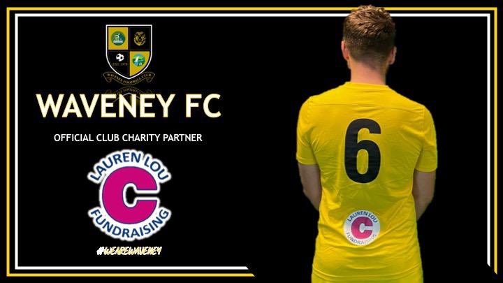 WAVENEYOFFICIAL's tweet photo. As a club we appreciate the great work local chairities are doing, especially during these difficult times. 

We have had the @TeamLaurenLou logo put on the back of our new First Team shirts to show our support and appreciation for the great work they are doing. #WeAreWaveney https://t.co/ixEYBl1yOy