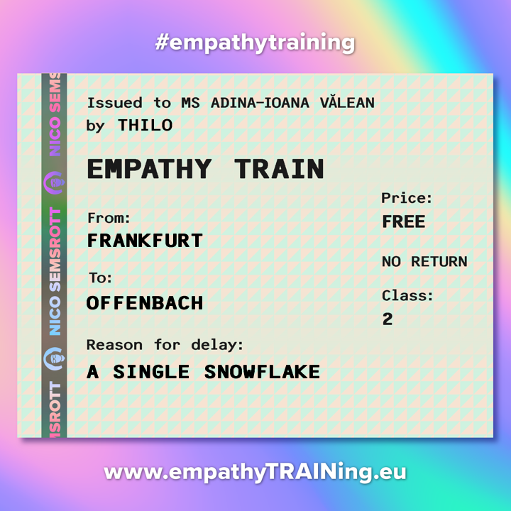 airwalk's tweet photo. @AdinaValean @Transport_EU So, taking away pax‘ rights is fitting in where exactly in your great strategy? 

#empathyTRAINing https://t.co/POQQjiSqeG