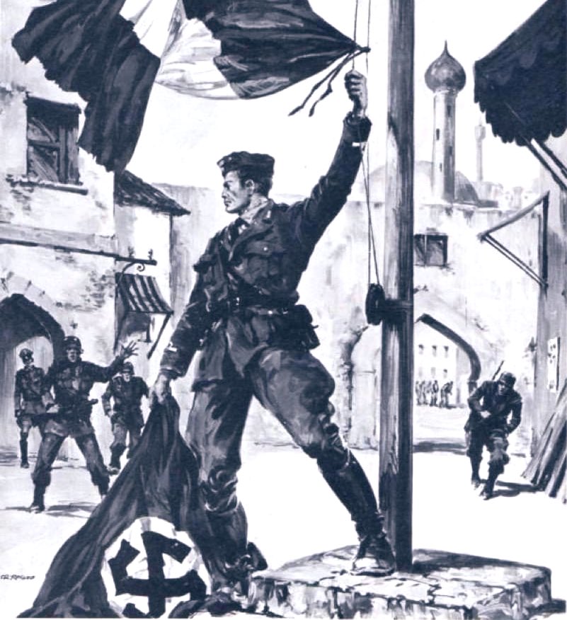 ANPIRomaPosti's tweet photo. Mentre perduravano ancora le trattative, #OrazioPetruccelli sottotenente dei #Carabinieri,sfidando un picchetto armato tedesco ammainava la bandiera nazista nella piazza di #Argostoli innalzando nuovamente quella italiana.
Fu fucilato a #Cefalonia il #24settembre 1943 https://t.co/QTpStcHJ1d