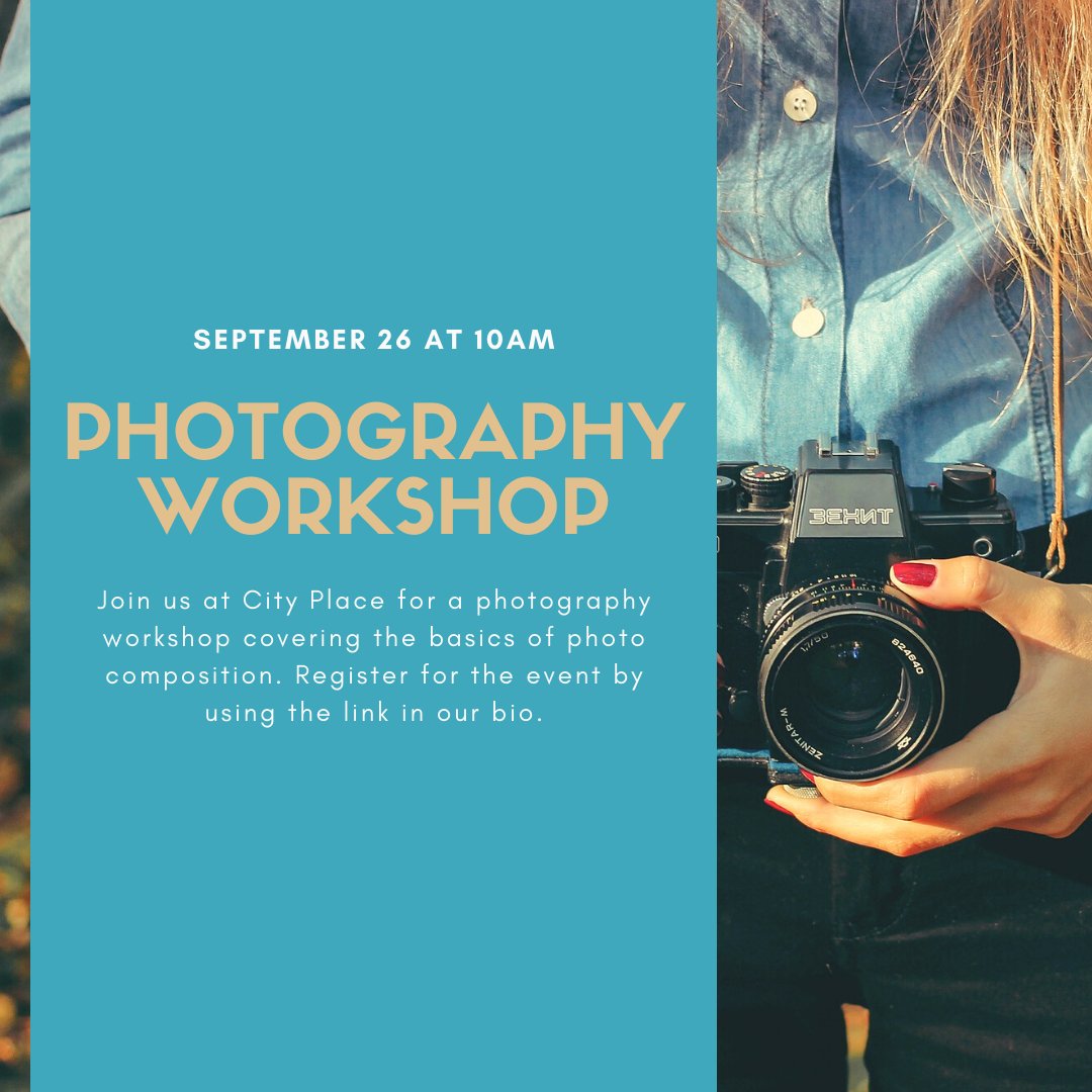 Want to hone your #photography skills? Join <a href="/hcponline/">Houston Center for Photography</a> at CityPlace for a #PhotographyWorkshop. CityPlace &amp; <a href="/springwoodsvill/">Springwoods Village</a> both have countless opportunities to practice &amp; capture the natural beauty that our area offers. Click here to register: bit.ly/2HqzYoZ #springtx