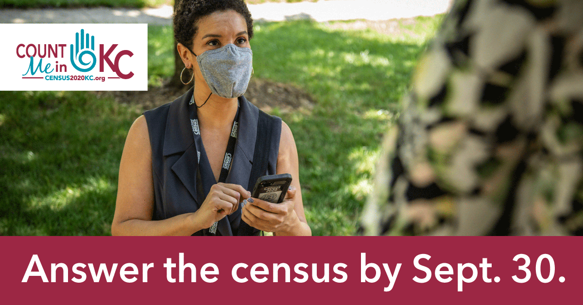 MARCKCMetro's tweet photo. Time is running out to respond to the 2020 Census. Your household has until Sept. 30 to complete the survey. Respond now at https://t.co/IdaEzRydA8. #EveryoneCounts #CountMeinKC #2020Census https://t.co/tPeQsGvnzs