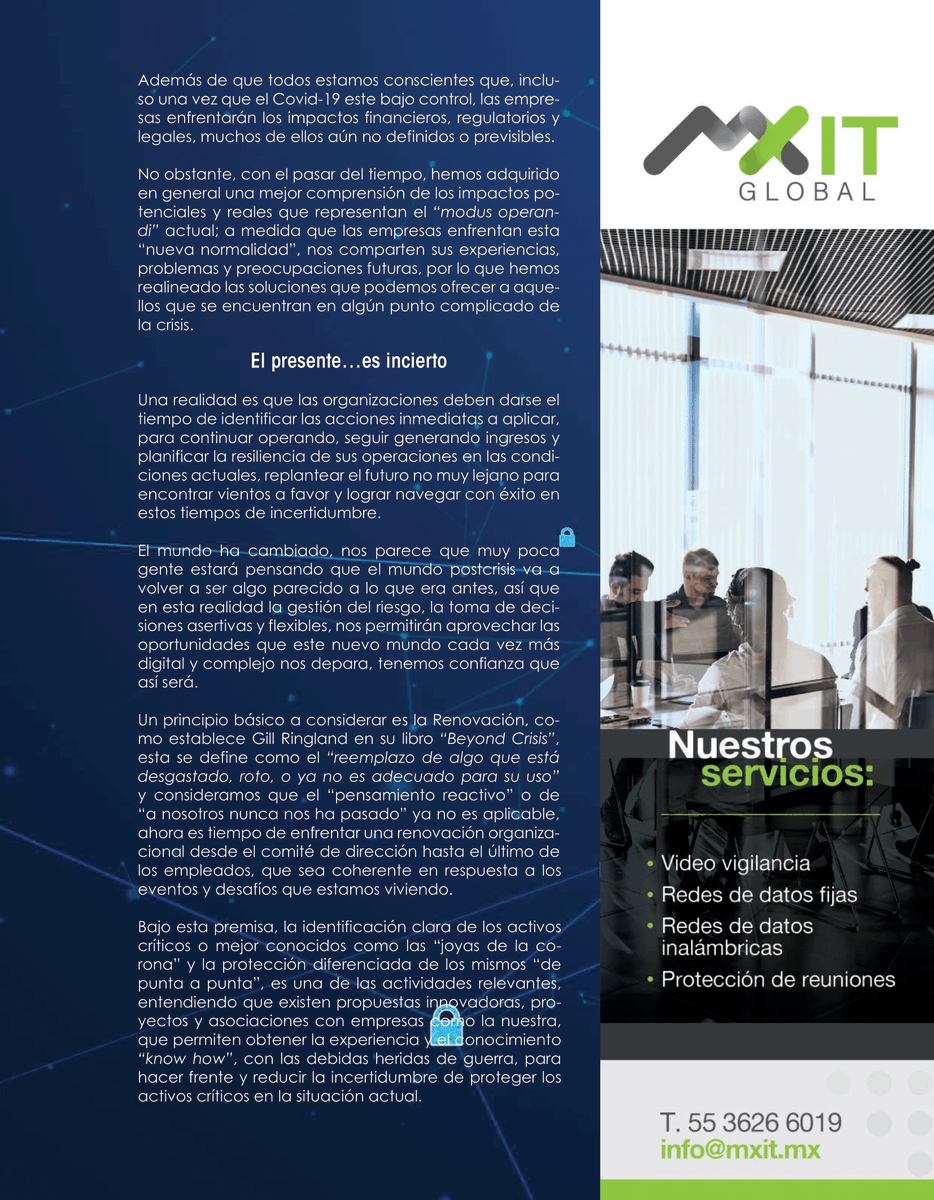 datawarden's tweet photo. "La nueva realidad: Tarde o temprano nos van a atacar" 
Te compartimos nuestro artículo publicado por la @Rev_Consultoria, elaborado por Ernesto Rosales, nuestro Director de Servicios Administrados #SomosDataWarden #Ciberseguridad https://t.co/HD4ROitHI7