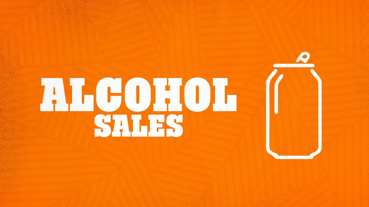 • Beer will be sold at a beer kiosk.• Everyone will be required to produce a valid photo ID each time alcohol is purchased.• Beer sales will conclude with 15:00 minutes remaining in the second half.• A max of 2 alcoholic beverages may be sold per person per transaction.