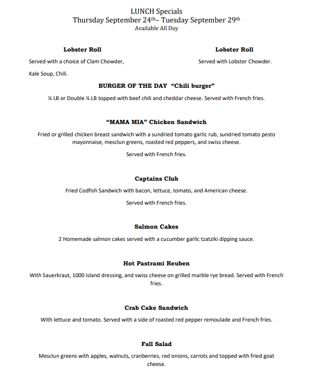 js_cod's tweet photo. Sure is special isn't it? 😉
Lunch &amp; Dinner Specials ➡️ https://t.co/Cs1Le8akNk
-
#MA #MAEats #PjsFamily #PjsFamilyRestaurant #SeafoodMA #MASeafood #Wellfleet #WellfleetEats https://t.co/0Sf2mnB0NM