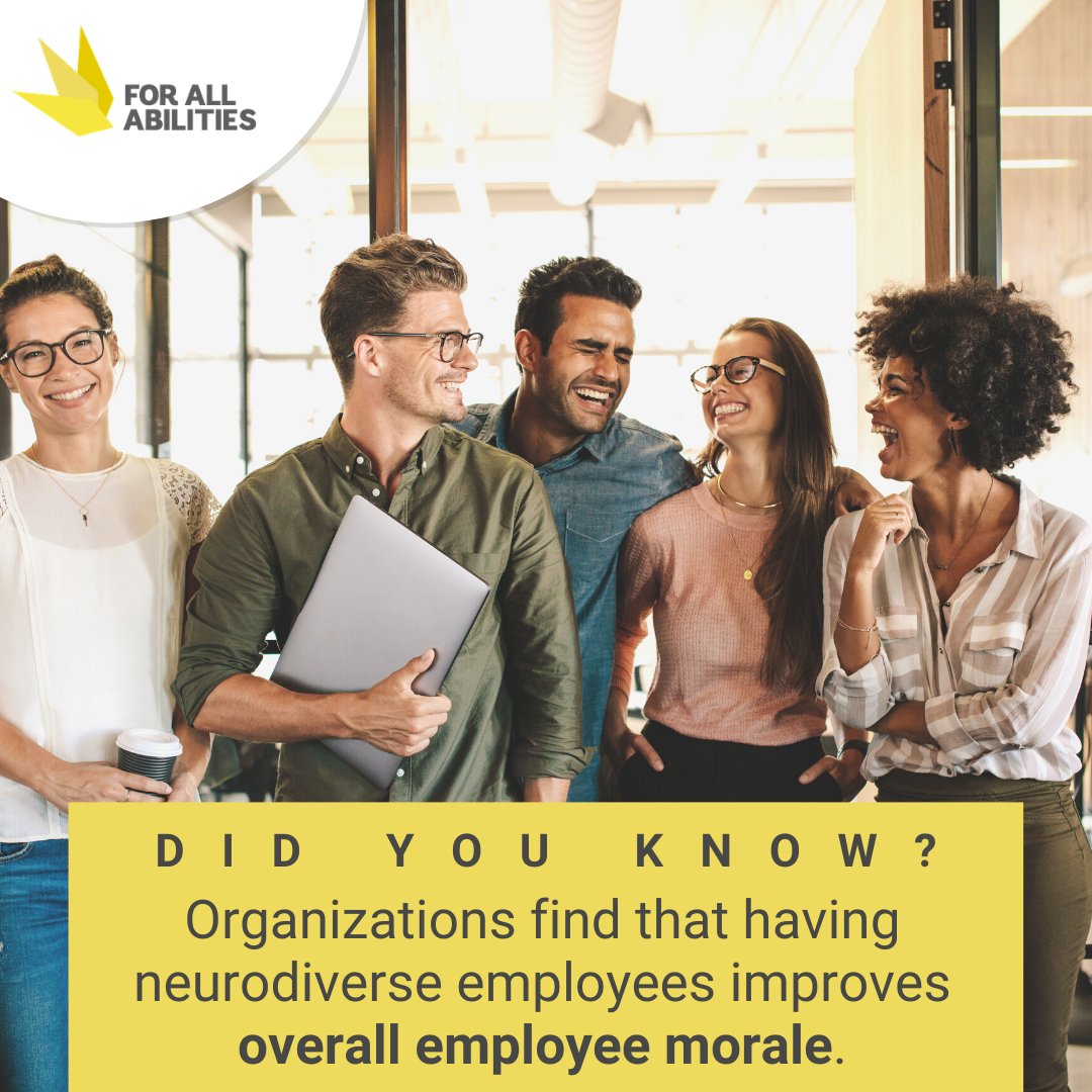 BetsyFurler's tweet photo. 😕 Many people with neurocognitive disabilities, specifically those with autism, share experiences of discrimination and stigma, both in hiring processes and work settings, based on their perceived traits. 

#forallabilities #neurodiversity #workplacediversity https://t.co/bcNmyCnJNT
