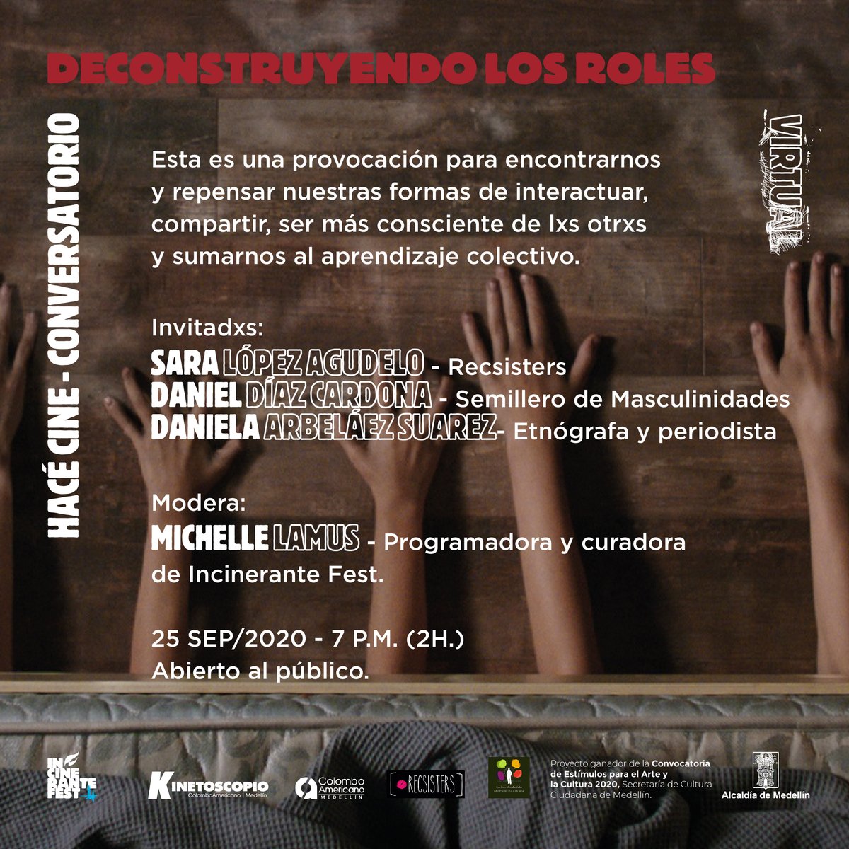 Un espacio para resignificar los roles de género en los procesos de desarrollo audiovisual. ¡Hablemos de temas urgentes y pendientes en nuestros territorios!