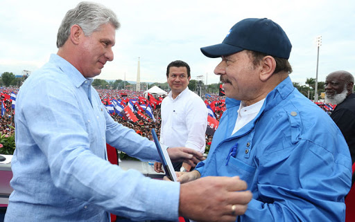 CubaMINREX's tweet photo. .@BrunoRguezP en XX Reunión de Cancilleres #CELAC2020 

"... nos solidarizamos con el pueblo y Gobierno de #Nicaragua y rechazamos las medidas contra el derecho de ese hermano país al bienestar, la seguridad y la paz".

#ALCUnida https://t.co/5RCG8KM7My