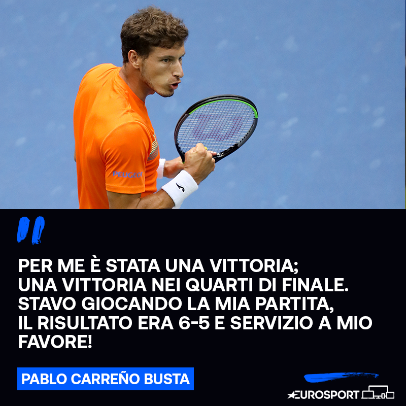 Carreno Busta in esclusiva a Eurosport 🗣
Lo spagnolo torna sulla squalifica di #Djokovic, è una sua vittoria 🔙🇺🇸
💬 https://t.co/QAs81ihtOY
#EurosportTENNIS | #CarrenoBusta | #USOpen https://t.co/6OoB58A4qV