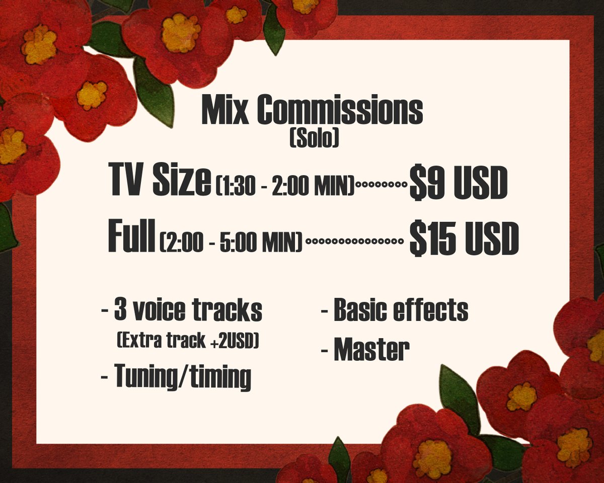 AsunaKirigakure's tweet photo. Send a dm if you are interested  
❤️

More info, prices and samples: https://t.co/Xfsu1fpFW2

#Mixcommissions #commissionsopen #commissionsopen 
#mixingcommissions https://t.co/2FeZcsowCS