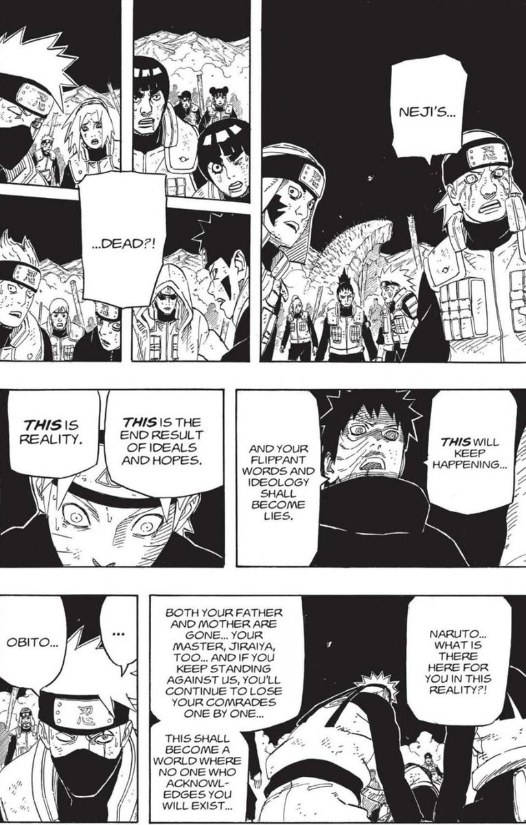 - Naruto depressed is OOCHe has already been depressed and defeated in manga. When he found out that Konoha wanted to kill Sasuke or when Obito almost manipulated him. We have already seen him at his lowest point. It's the first time he feels this and what is to be heartbroken.