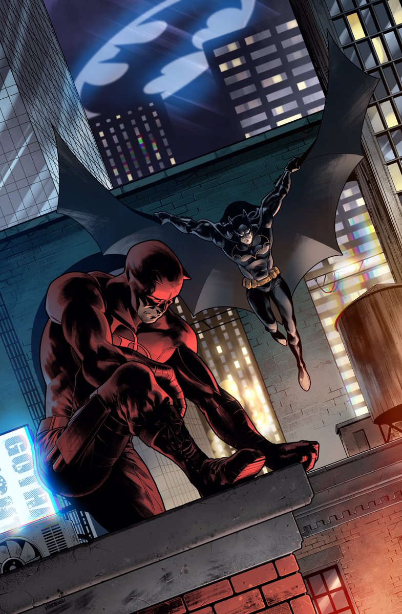 vascogeorgiev's tweet photo. Time for a new crossover, and I think some of you have been waiting for this one for quite a while now.

Batman &amp; Daredevil

Hope ya like it :)

#DCMarvelCrossoverArt #MarvelDCCrossoverArt https://t.co/X2zypddqS9