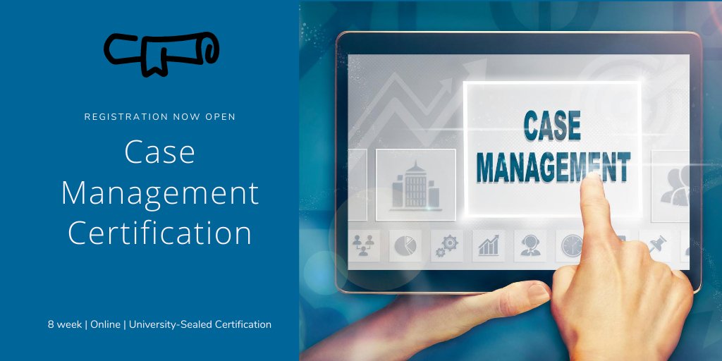 NCCommAction's tweet photo. We offer a professional Case Management certification. Why not take some time to hone your skills? https://t.co/Uoo4z6xc4e #NCCAA #NCCommunityAction #CaseManagement #MentalHealthAwareness https://t.co/708Qy6CTkQ