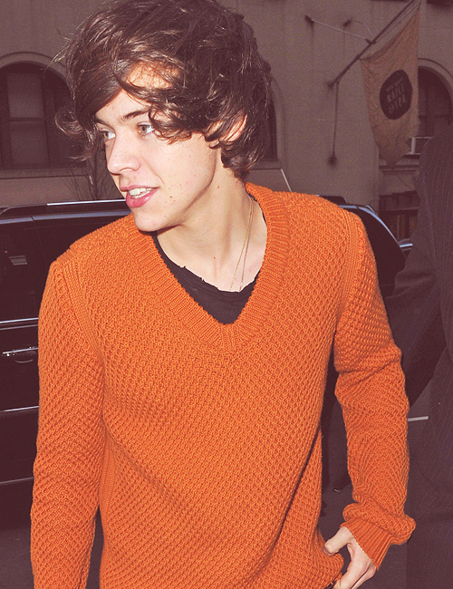 orange sweaters
