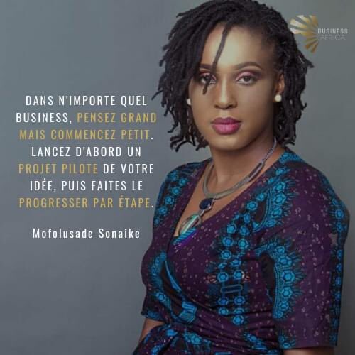 BUSINESS AFRICA les 24 &amp; 25 Octobre sera l’évènement pour tous les amoureux de l’Afrique ⁣🤎
⁣
Pour Mme Sonaike, il faut penser grand et commencer petit.

Rdv sur notre site internet, pour réserver ta place  👉🏾👉🏿 bit.ly/2ZKGbm0

#sdea #businessafrica