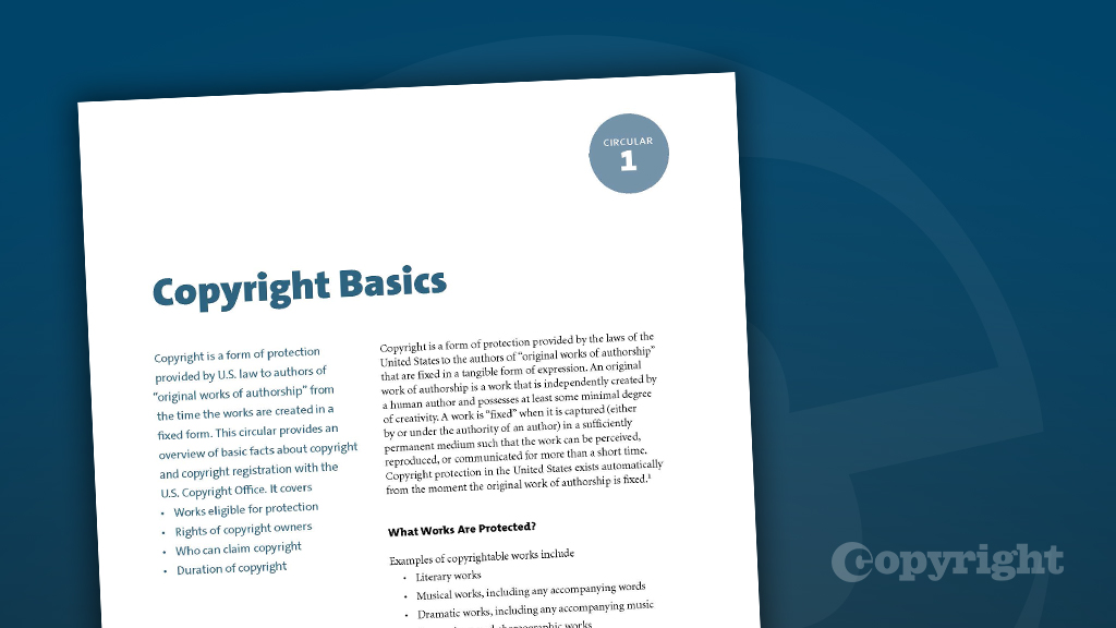 Wondering why you should register your work for copyright? Learn more here: go.usa.gov/xvsGb