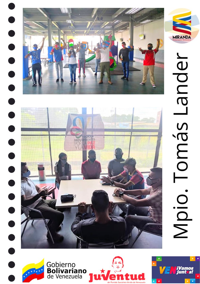 JuventudLander's tweet photo. #MirandoAlFuturo  la Juventud del Mpio. Tomás Lander, se reunió para Evaluar lo que será las nuevas tarea de recuperar la Asamblea Nacional #MaduroVictoriosoEnLaONU  @NicolasMaduro @HectoRodriguez @genkerve https://t.co/RktIeRUO3A