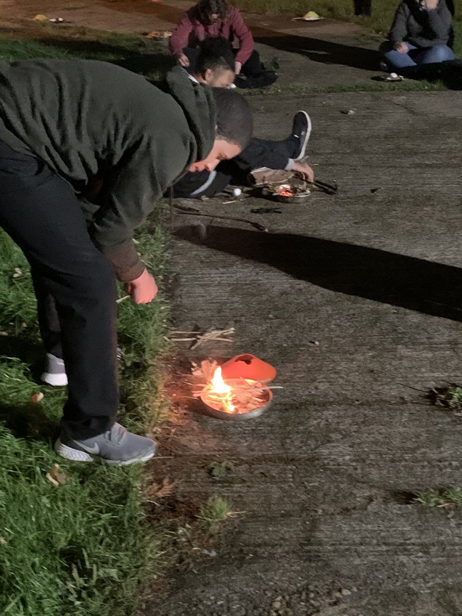 BandDExplorers's tweet image. 2 groups, 23 Explorers meeting, most we have been able to  see. And going back to some scouting skills, fire lifting on mini alter fires! 
#Explorers #facetoface #weareback #skillsforlife