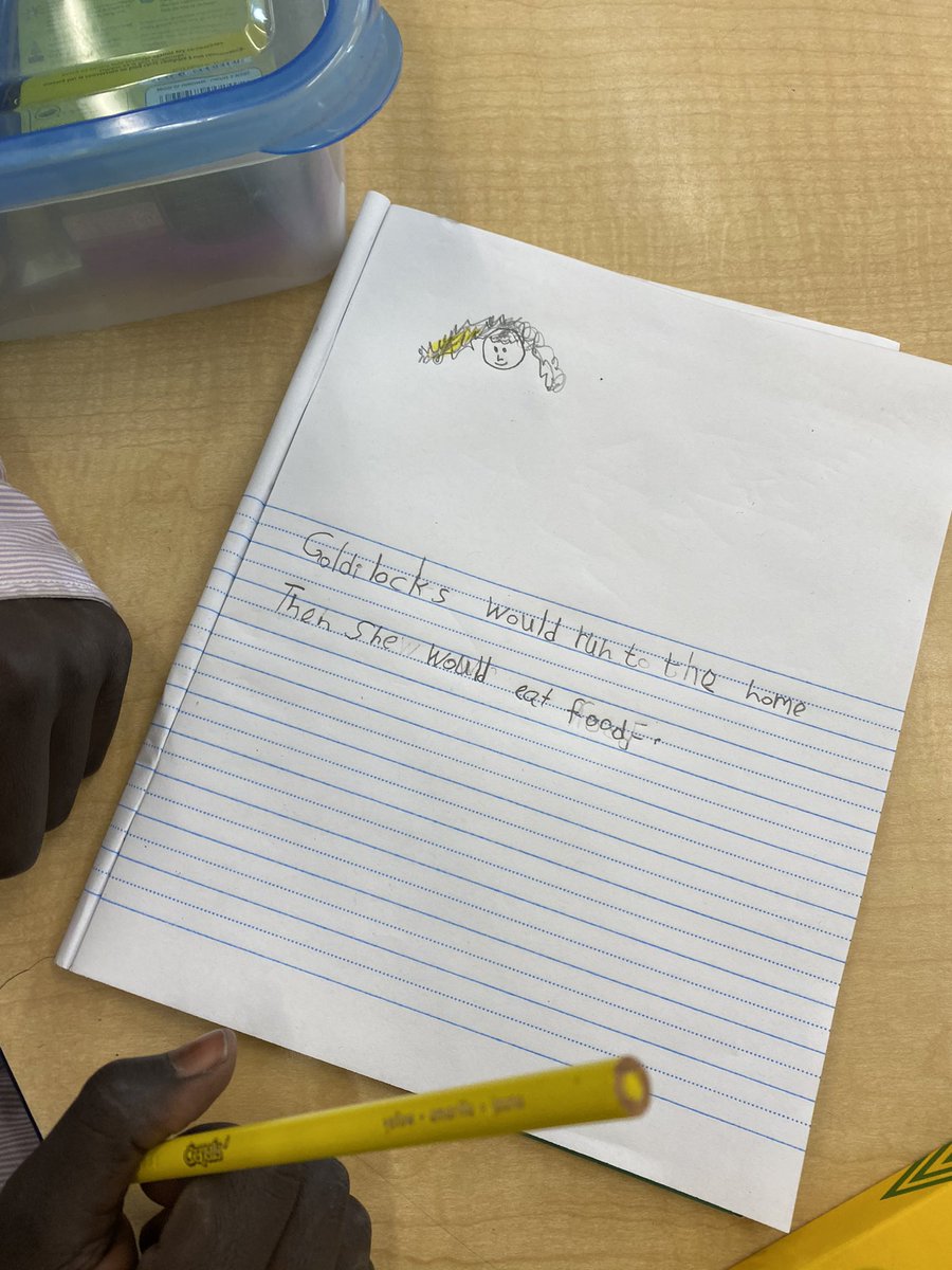 Kayla MacKay (@kaylamackay5) on Twitter photo Room 16 got creative when writing about where they thought Goldilocks ran to at the end of the story Goldilocks and the three Bears <a href="/DufferinSchool/">Dufferin School</a> Room 16 got creative when writing about where they thought Goldilocks ran to at the end of the story Goldilocks and the three Bears <a href="/DufferinSchool/">Dufferin School</a>