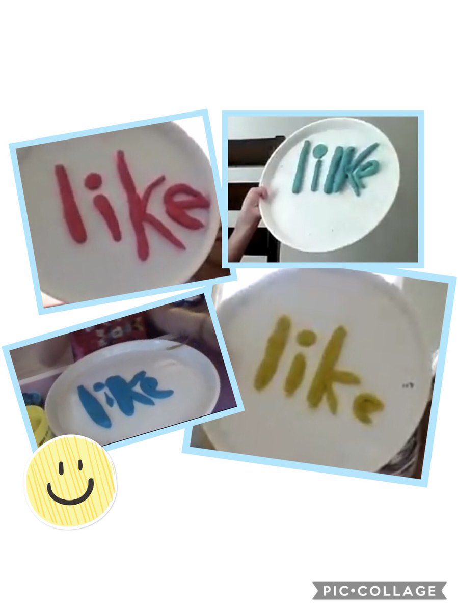 MandyjMurphy's tweet photo. Distance Learning +kindergarten +play-dough +sight words= fun! @MandyjMurphy @rcsdblueoaks https://t.co/CBCruDAVnQ