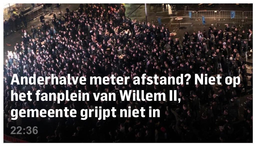 dijkhoff's tweet photo. Wtf Tricolores! 

Dit gaat gruwelijk mis zo. Ongelofelijk.

Dit is hoe “verpesten voor de rest” er uitziet. Vreselijk eigen doelpunt in onze strijd tegen Corona. #WILran https://t.co/mxpZ8c89Ze