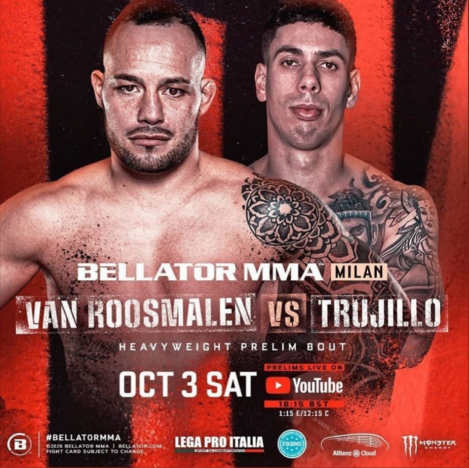 WFTOficial's tweet photo. 🔴 4 ESPAÑOLES EN @bellatormma 🔴
.
.
.
3 de Octubre en #Milan
.
.
.
⚫ ¡Suerte guerreros! ⚫
.
.
. 
¡Menciona a tus amig@s amantes de las #MMA y #WFT #WorldFightTour para que no se pierdan nada! 
.
.
. 
Os leemos en comentarios https://t.co/rqlL1wKkx1