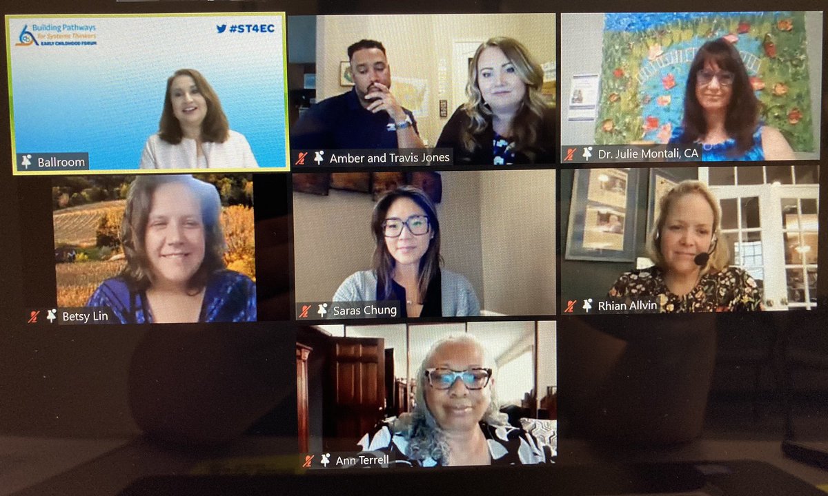 STEMAZingST's tweet photo. What an incredible lineup of speakers for this afternoon’s first breakout session at the @WatersCenterST Early Childhood Forum! #ST4EC Don’t miss out on future #SystemsThinking learning opportunities! https://t.co/zyE3KDmUDd https://t.co/n5FcJrZ7PN