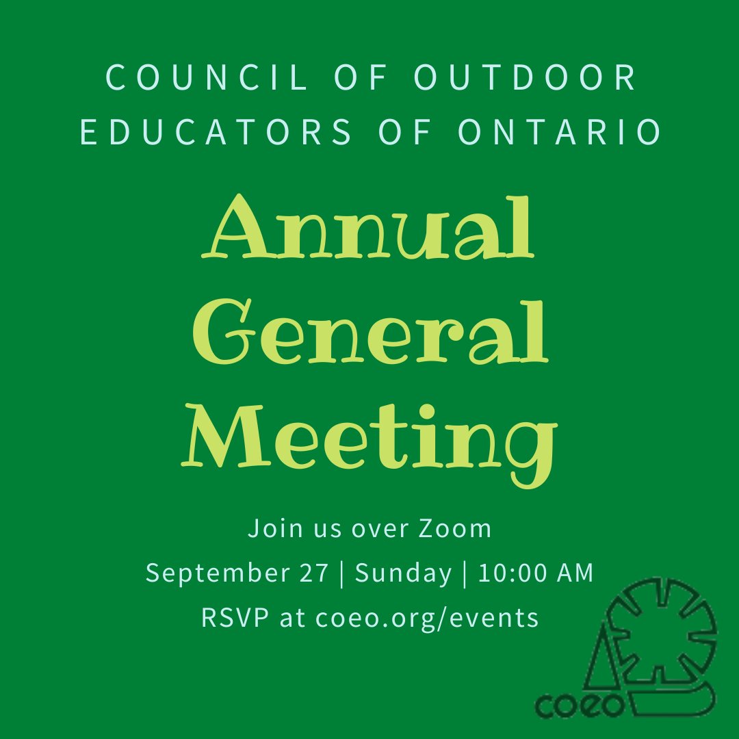 This year our Annual Meeting is going virtual! Please join COEO's Board of Directors from the comfort of your home as we update everyone on the past year and elect our new Board. Register to attend (and renew your membership if you haven't done so yet) at coeo.org/events