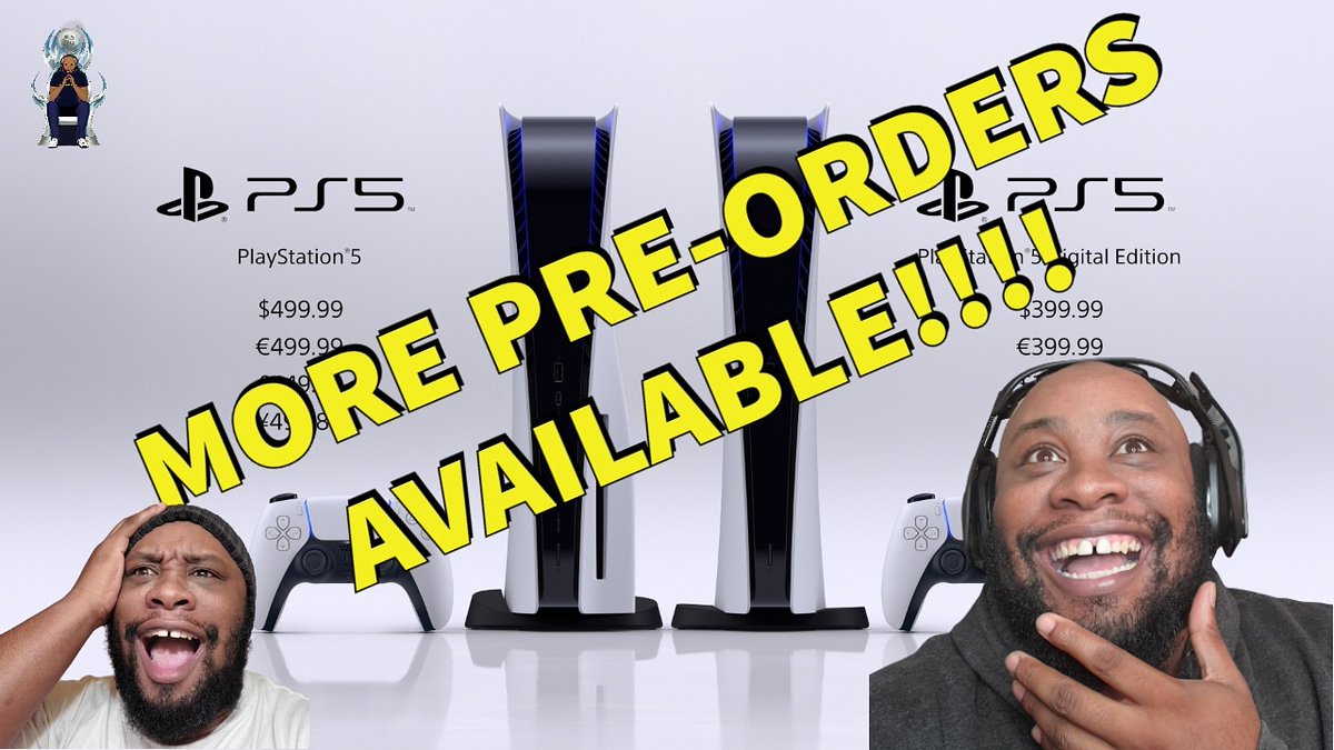 K_RayTV1's tweet image. Well here we go again @PlayStation
round 2 for those who missed the boat the first time. PS5 preorders go live again 9/25. Check out the video below. Also shout out to @Wario64 for the gaming news insight! #kwiregaming #PS5PreOrders #ps5 

youtu.be/pP03bklOuYU