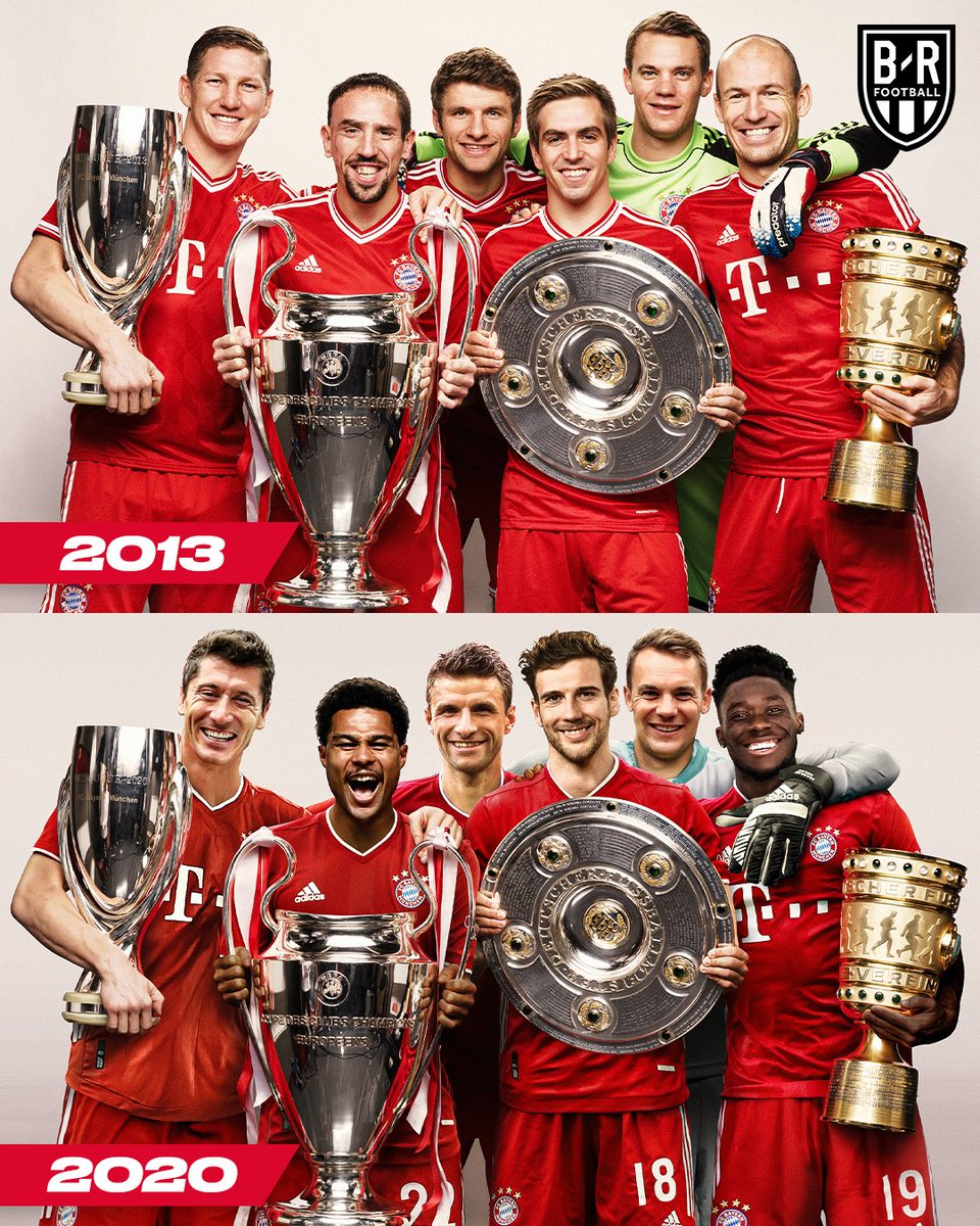 brfootball's tweet photo. 2013 ➡️ 2020.

Bayern complete the set again 🤩 https://t.co/LlZLZu4lle