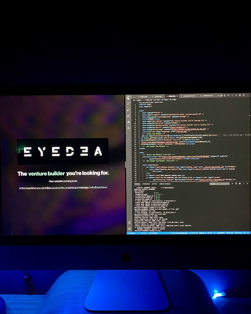 eyedea_io's tweet photo. Test flight of our temporary website ✅ 
#html #css #oldschoolwebdev #webdev https://t.co/m4DIzOe8bQ