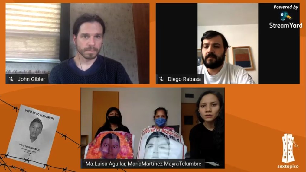 CentroProdh's tweet photo. 📍 Sigue #EnVivo la presentación del libro "Una historia oral de la infamia" (segunda edición) de John Gibler.

vía @EdSextoPiso https://t.co/jpcU2f2dRj 📡

#Ayotzinapa6anos https://t.co/xjFQdmIPHc