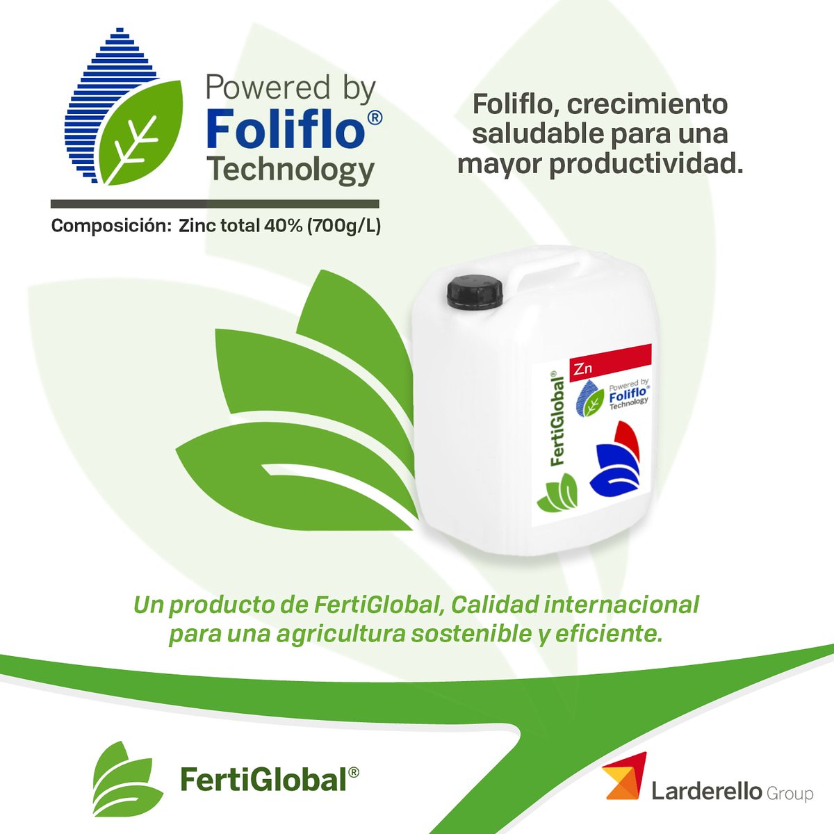 BruckeAgro's tweet photo. 🍃 𝗙𝗼𝗹𝗶𝗳𝗹𝗼®, fertilizante foliar de alto contenido de Zinc.

 𝗙𝗼𝗹𝗶𝗳𝗹𝗼®, 𝗰𝗿𝗲𝗰𝗶𝗺𝗶𝗲𝗻𝘁𝗼 𝘀𝗮𝗹𝘂𝗱𝗮𝗯𝗹𝗲 𝗽𝗮𝗿𝗮 𝘂𝗻𝗮 𝗺𝗮𝘆𝗼𝗿 𝗽𝗿𝗼𝗱𝘂𝗰𝘁𝗶𝘃𝗶𝗱𝗮𝗱.

✅ Tamaño de partículas que permiten una óptima absorción del producto. https://t.co/K6Lhbv8euC