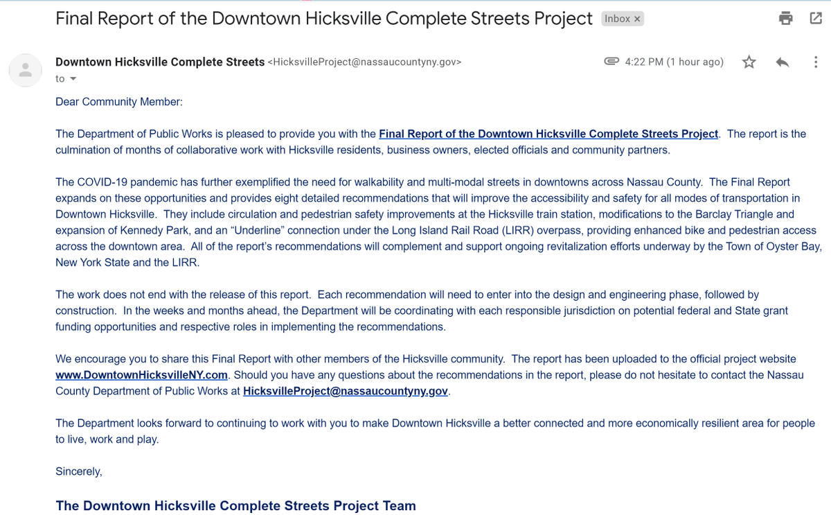 LiMapping's tweet image. Check out what is going on in Downtown Hicksville. Improvements for better pedestrian and bike conditions for the Town of Oyster Bay :D downtownhicksvilleny.com/#news