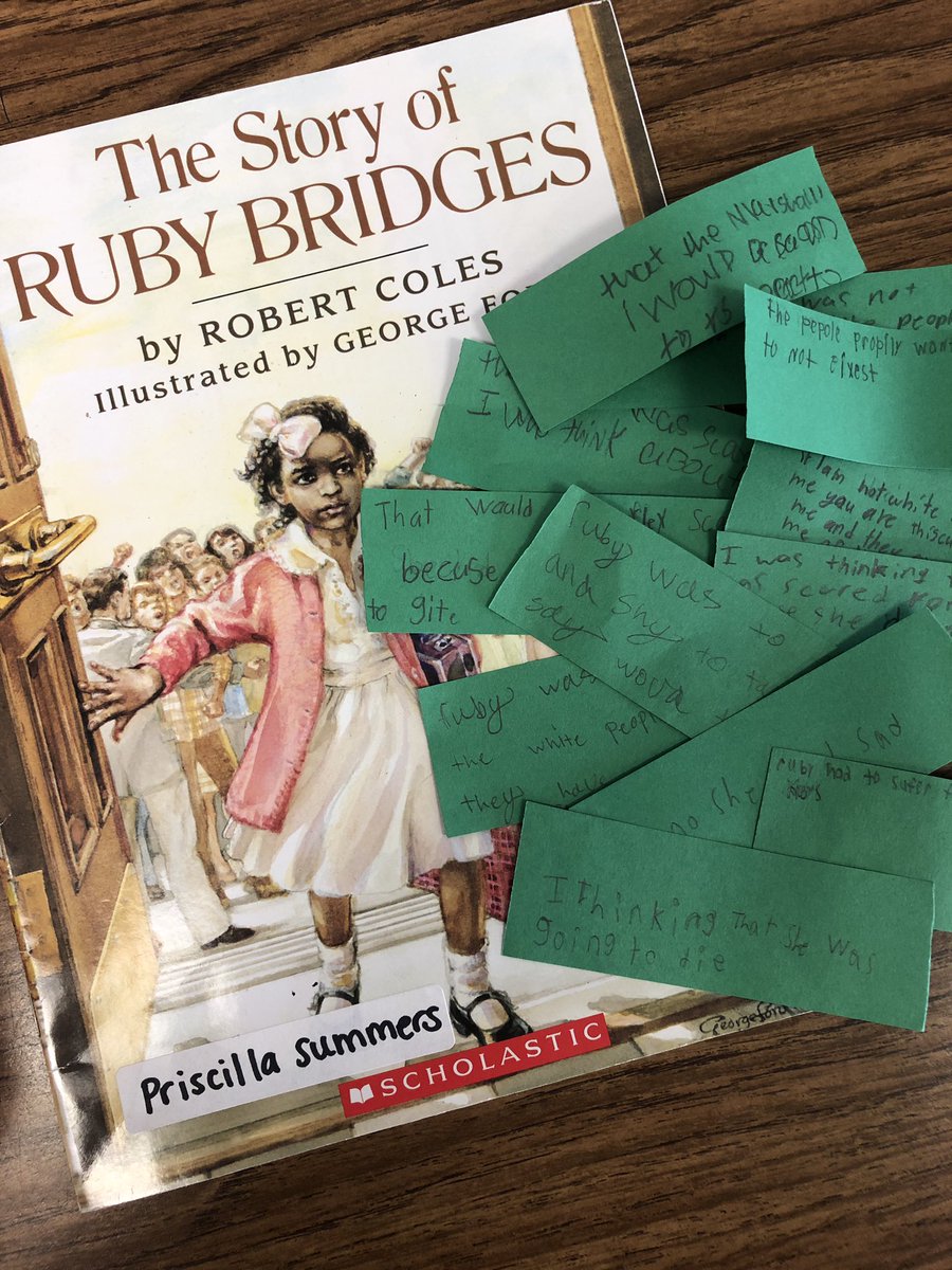 Today was a WIN for my F2F and virtual classes! We talked about metacognition and what “real reading” looks like. Their thinking paired with “Ruby Bridges” blew me away—every class left me with with goosebumps and my bucket FULL! #aikineagles #eagleselevate #risdwevegotthis